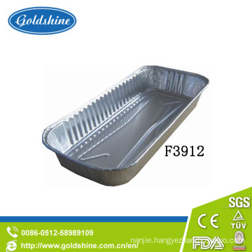 Embrossed Flexible Aluminium Foil Disposal Kitchen Use Container